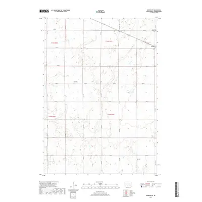 2017 Map of Spencer SW, 2017 Print