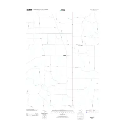 2013 Map of Sperry, 2013 Print
