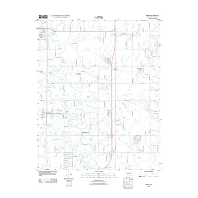 2012 Map of Sperry, 2012 Print