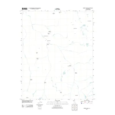 2012 Map of Sphinx Lakes, 2012 Print