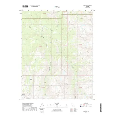 2018 Map of Sphinx Lakes, 2018 Print