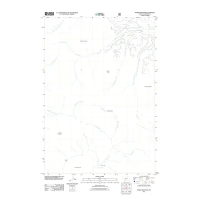 2011 Map of Sphinx Mountain, 2011 Print