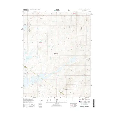 2015 Map of Spicer Meadow Reservoir, 2015 Print