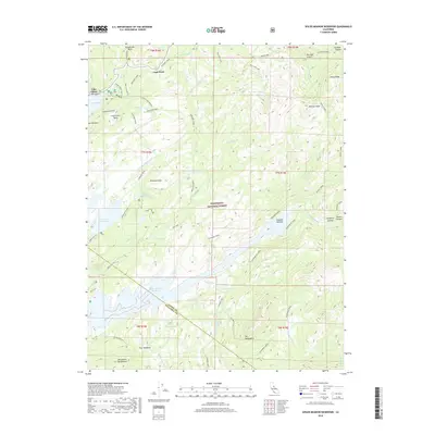 2018 Map of Spicer Meadow Reservoir, 2018 Print