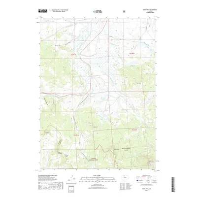 2019 Map of Spicer Peak, 2019 Print