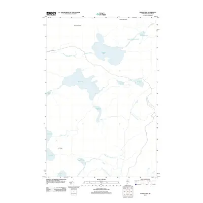 2011 Map of Spider Lake, 2011 Print
