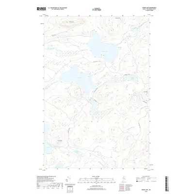 2018 Map of Spider Lake, 2018 Print