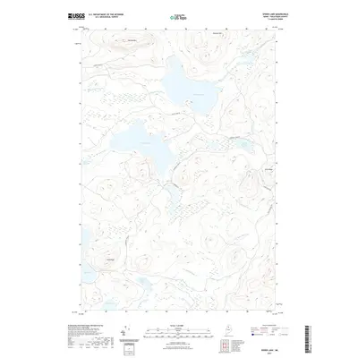 2021 Map of Spider Lake, 2021 Print