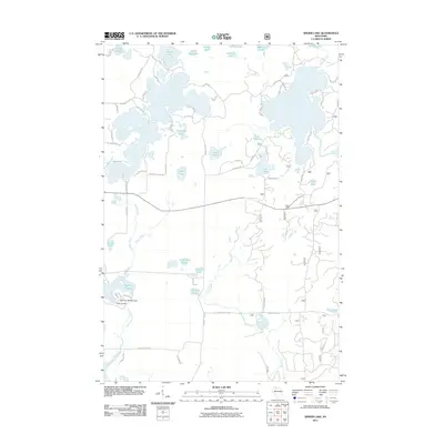 2011 Map of Spider Lake, 2011 Print