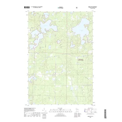 2018 Map of Spider Lake, 2018 Print