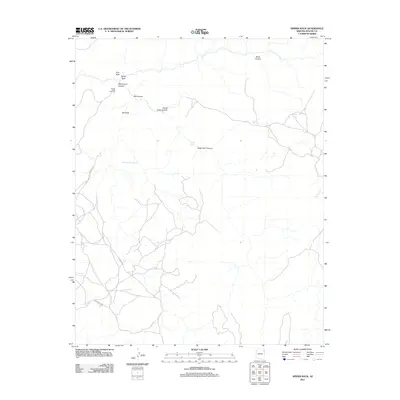 2011 Map of Spider Rock, 2011 Print