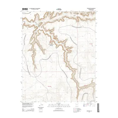 2014 Map of Spider Rock, 2014 Print