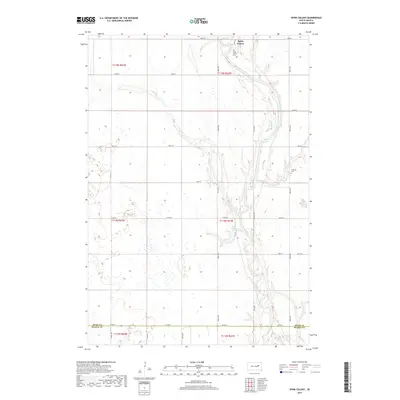 2017 Map of Spink Colony, 2017 Print
