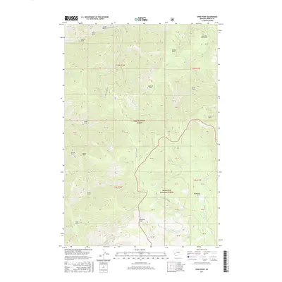 2017 Map of Spink Point, 2017 Print