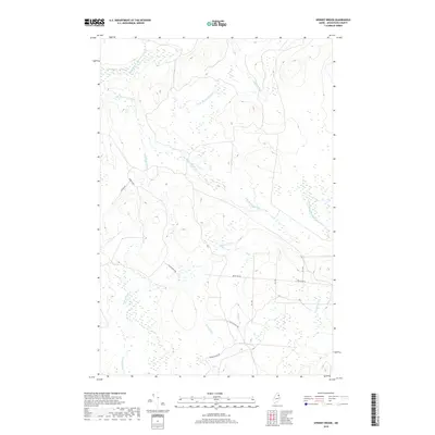 2018 Map of Spinney Brook, 2018 Print