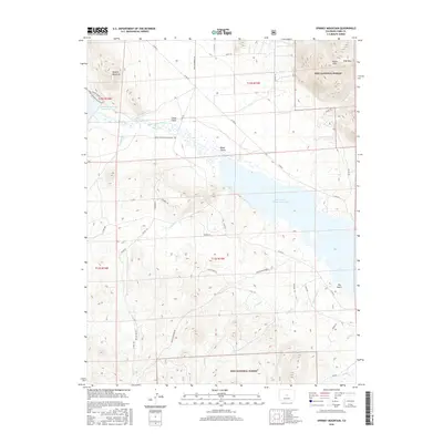 2016 Map of Spinney Mountain, 2016 Print