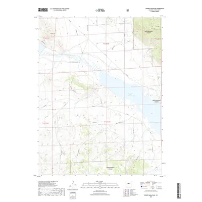 2019 Map of Spinney Mountain, 2019 Print