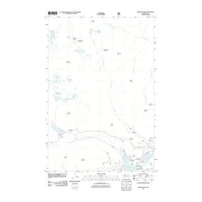 2011 Map of Spiral Butte, 2011 Print