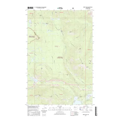 2017 Map of Spiral Butte, 2017 Print