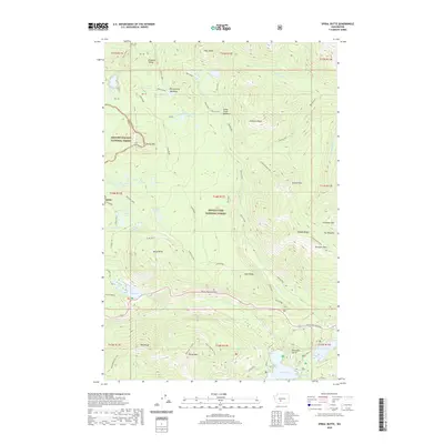 2020 Map of Spiral Butte, 2020 Print