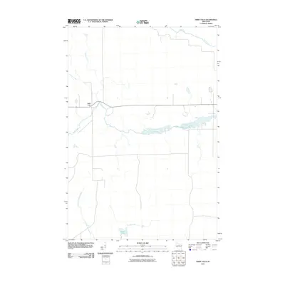 2010 Map of Spirit Falls, 2010 Print