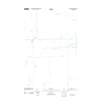 2013 Map of Spirit Falls, 2013 Print