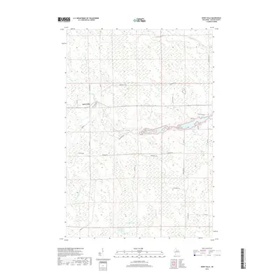 2018 Map of Spirit Falls, 2018 Print