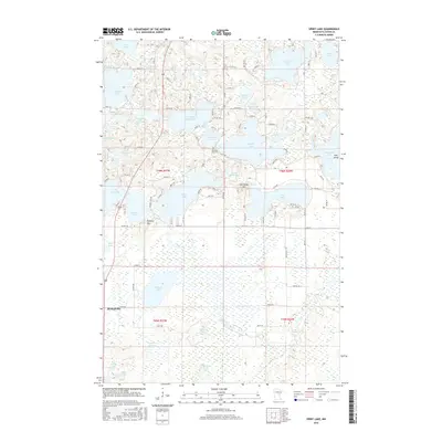 2016 Map of Spirit Lake, 2016 Print