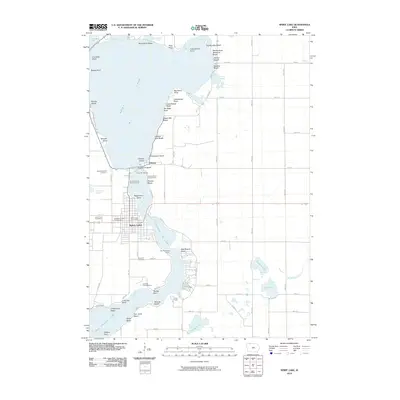 2010 Map of Spirit Lake, 2010 Print