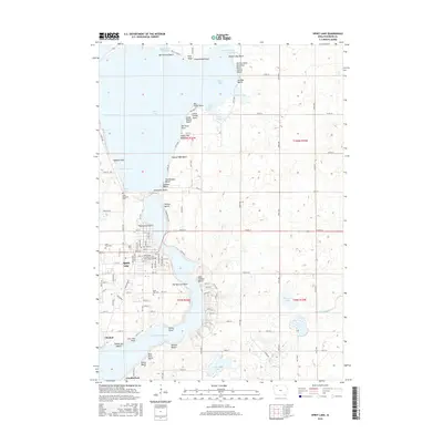 2015 Map of Spirit Lake, 2015 Print