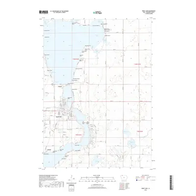 2018 Map of Spirit Lake, 2018 Print