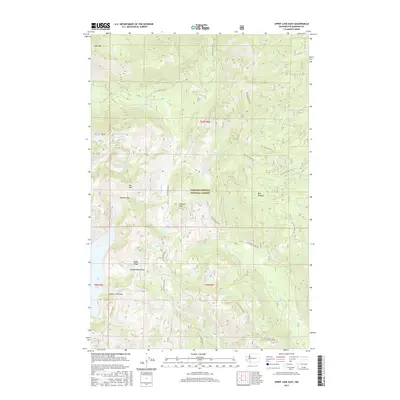 2017 Map of Spirit Lake East, 2017 Print