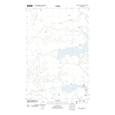 2011 Map of Spirit Lake West, 2011 Print