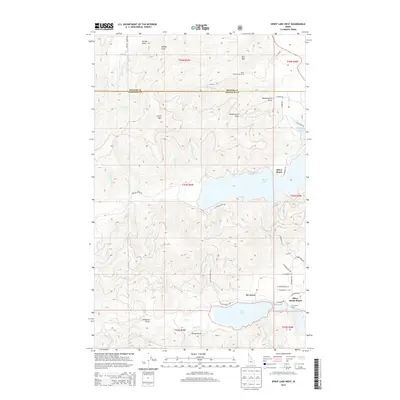 2013 Map of Spirit Lake West, 2013 Print