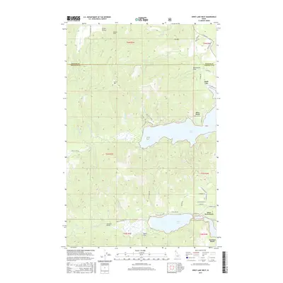 2017 Map of Spirit Lake West, 2017 Print