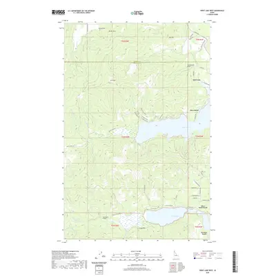2020 Map of Spirit Lake West, 2020 Print