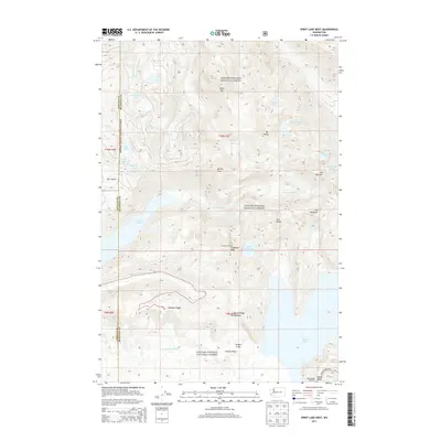 2013 Map of Spirit Lake West, 2013 Print