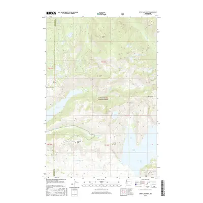 2017 Map of Spirit Lake West, 2017 Print
