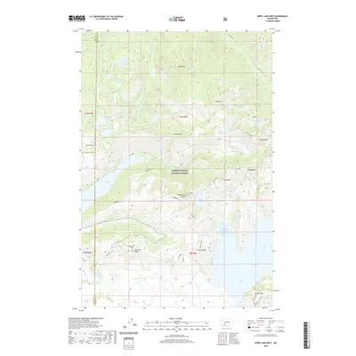 2020 Map of Spirit Lake West, 2020 Print