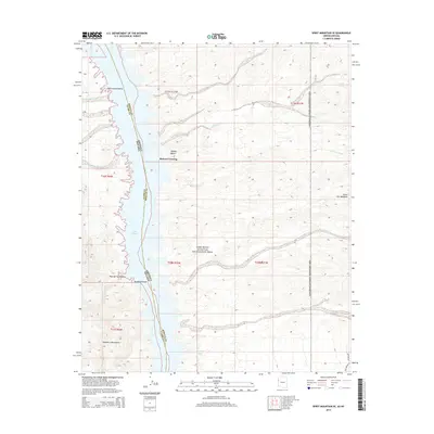 2014 Map of Spirit Mountain SE, 2014 Print