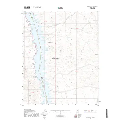 2018 Map of Spirit Mountain SE, 2018 Print