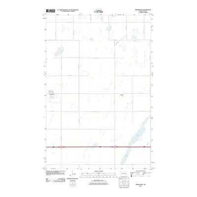 2011 Map of Spiritwood, 2011 Print