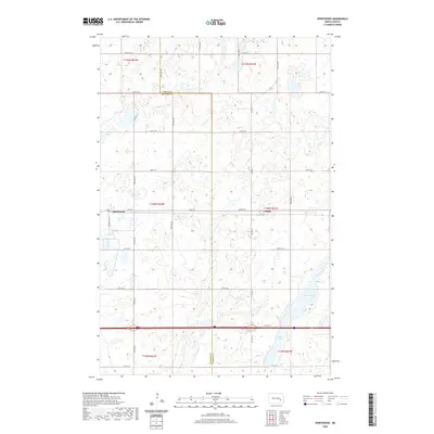 2020 Map of Spiritwood, 2020 Print