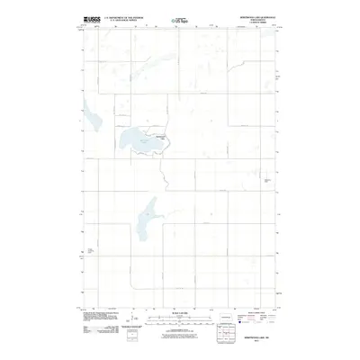 2011 Map of Spiritwood Lake, 2011 Print