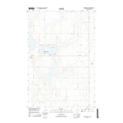 2014 Map of Spiritwood Lake, 2014 Print