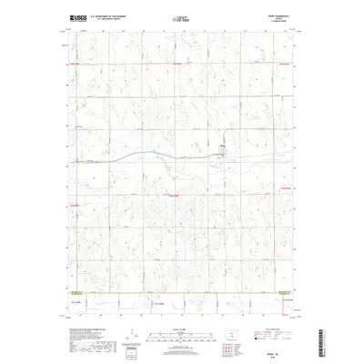 2018 Map of Spivey, 2018 Print