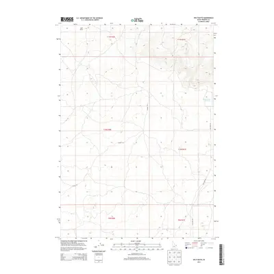 2013 Map of Split Butte, 2013 Print