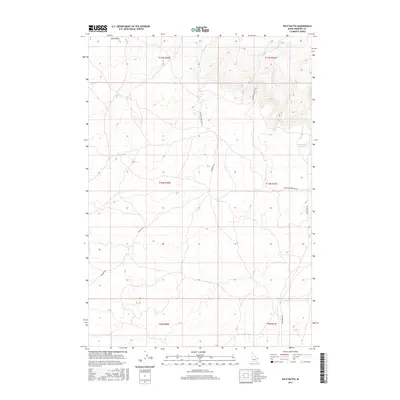 2017 Map of Split Butte, 2017 Print