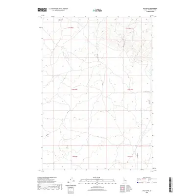 2020 Map of Split Butte, 2020 Print