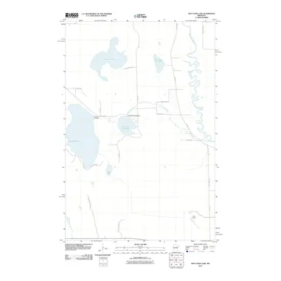 2010 Map of Split Hand Lake, 2010 Print